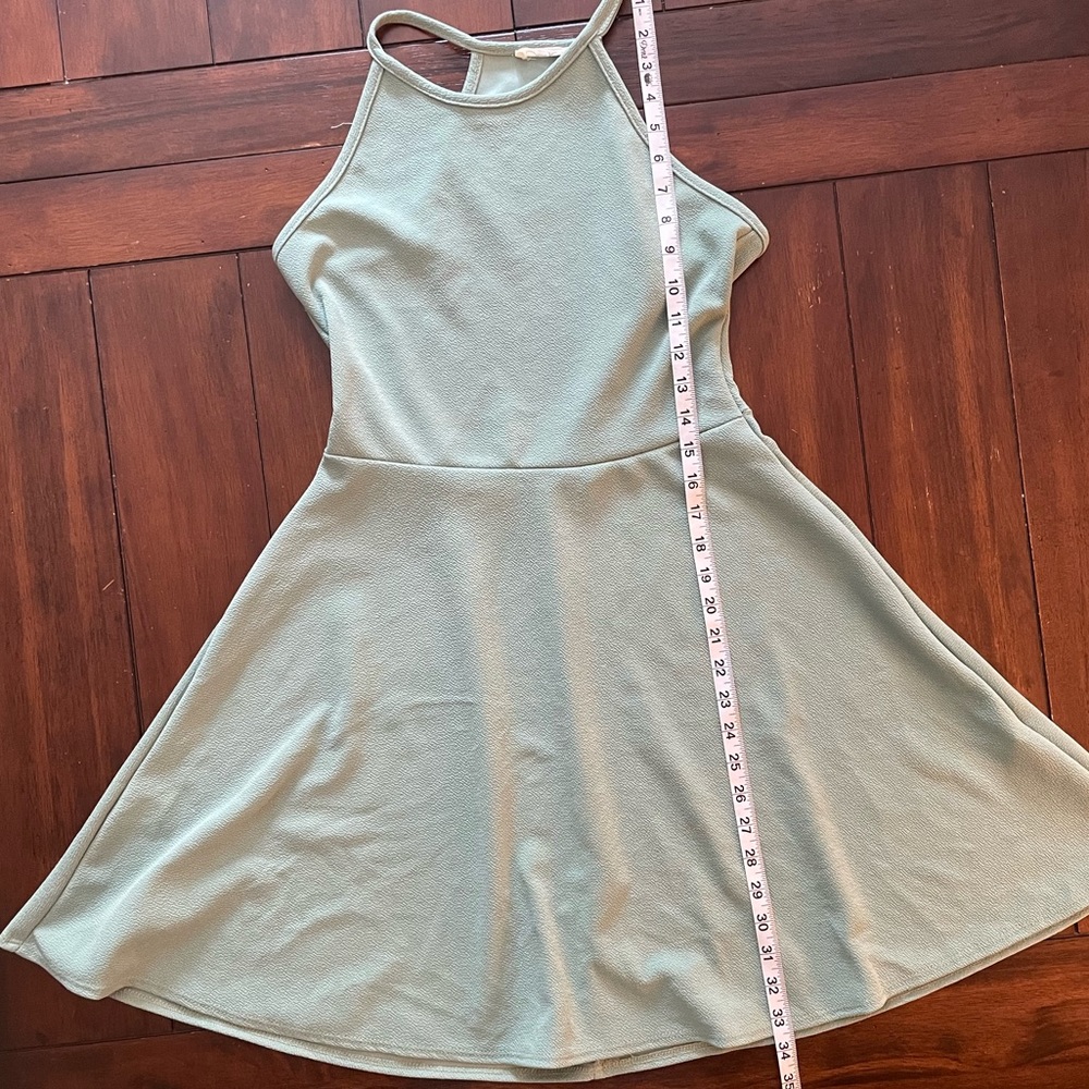 Light Green Olivia Rae spring skater dress